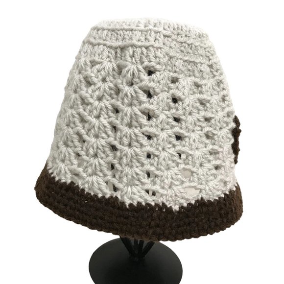 Brand New Handmade Crochet Bucket Hat with a Beautiful Flower on the side - Picture 5 of 5